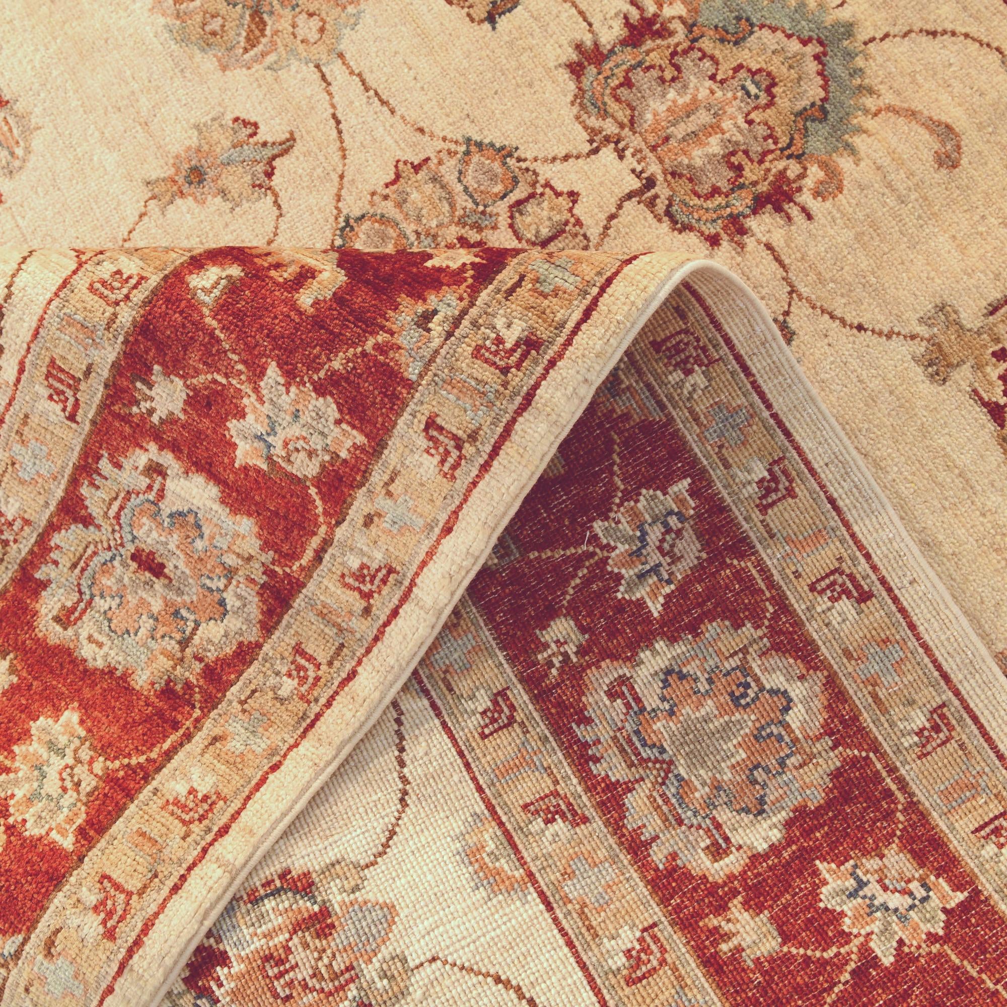 5' x 6' 8 Hand Knotted Ziegler Rug