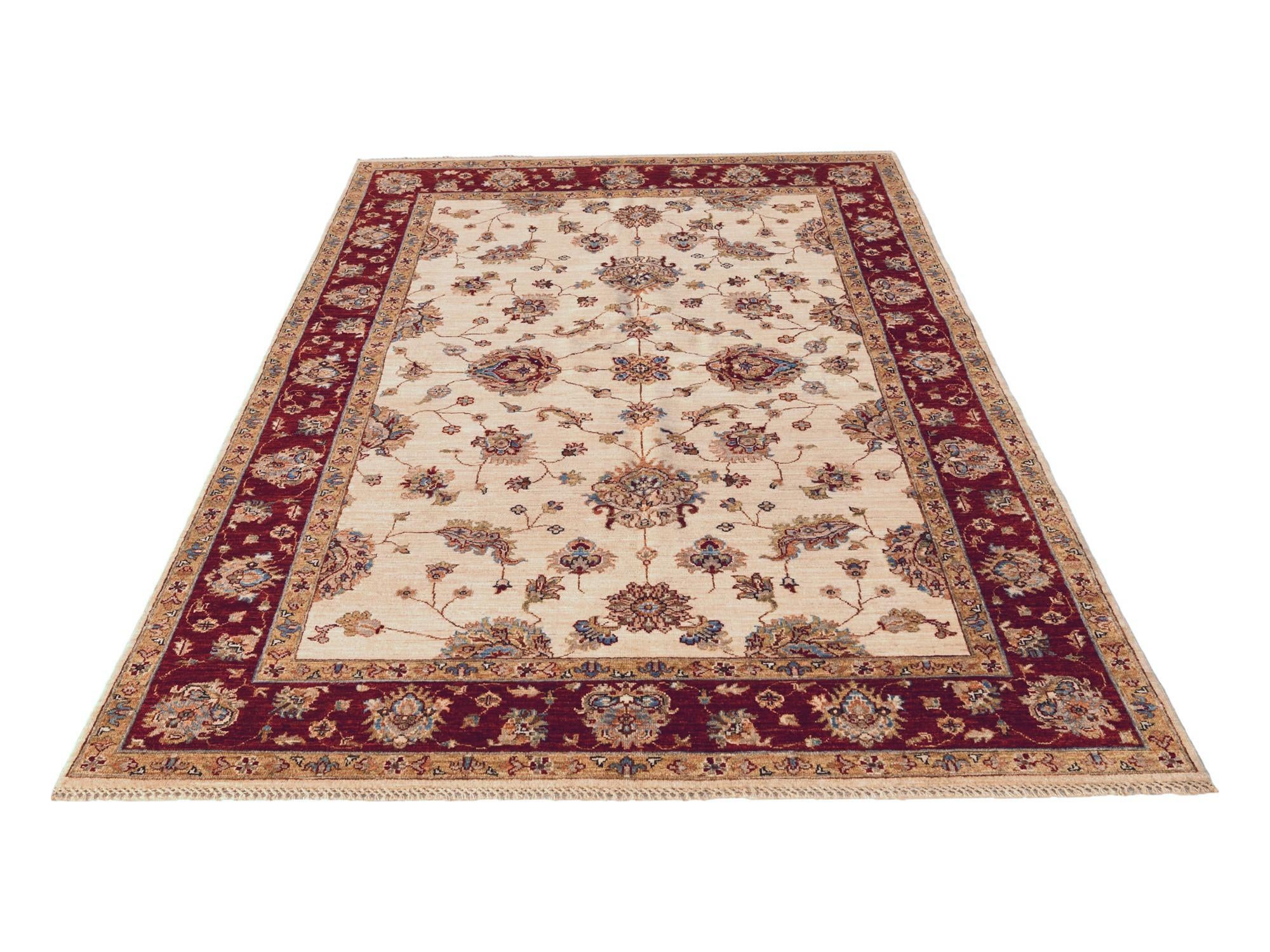 5' 7 x 8' 2 Hand Knotted Ziegler Rug