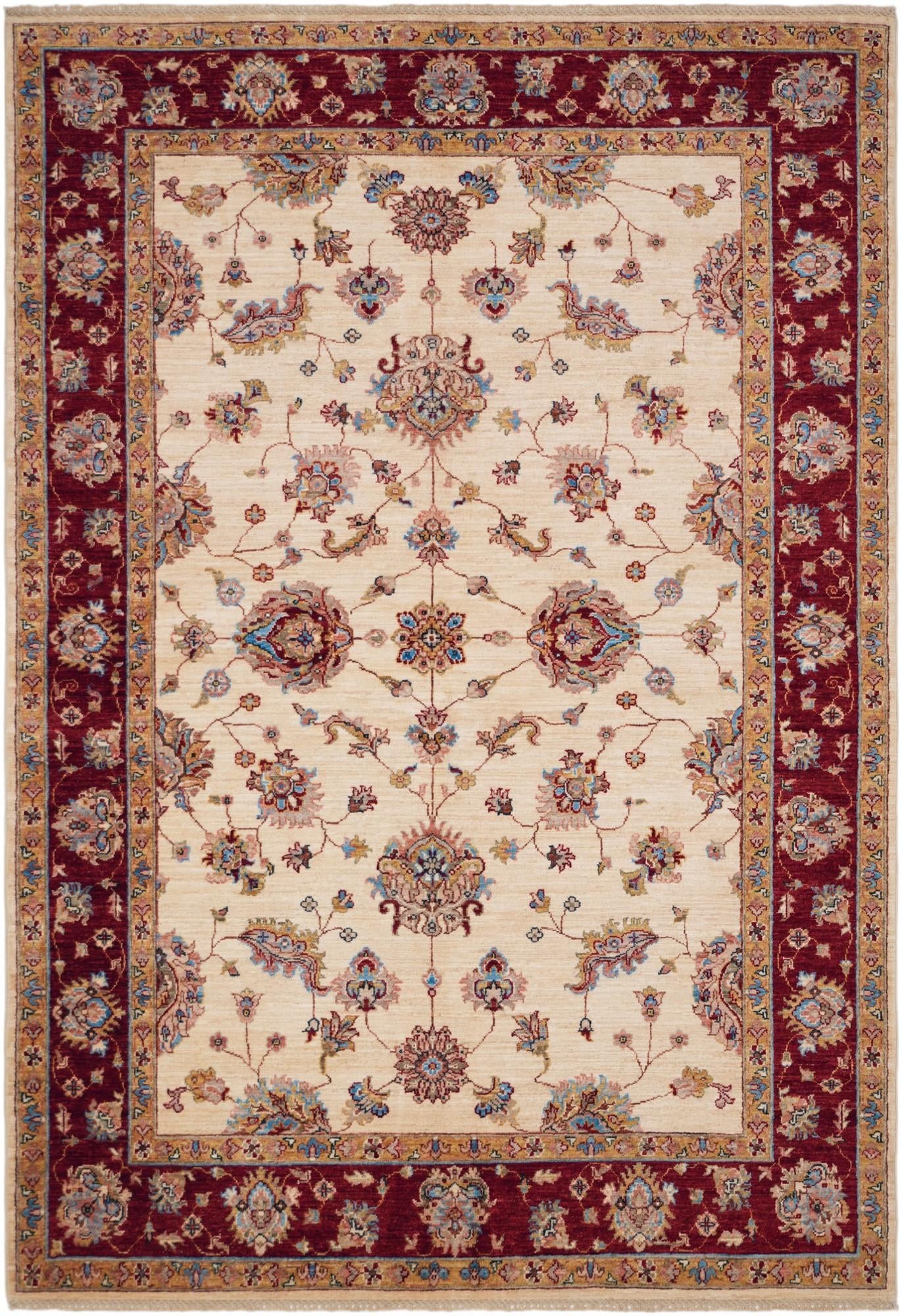 5' 7 x 8' 2 Hand Knotted Ziegler Rug