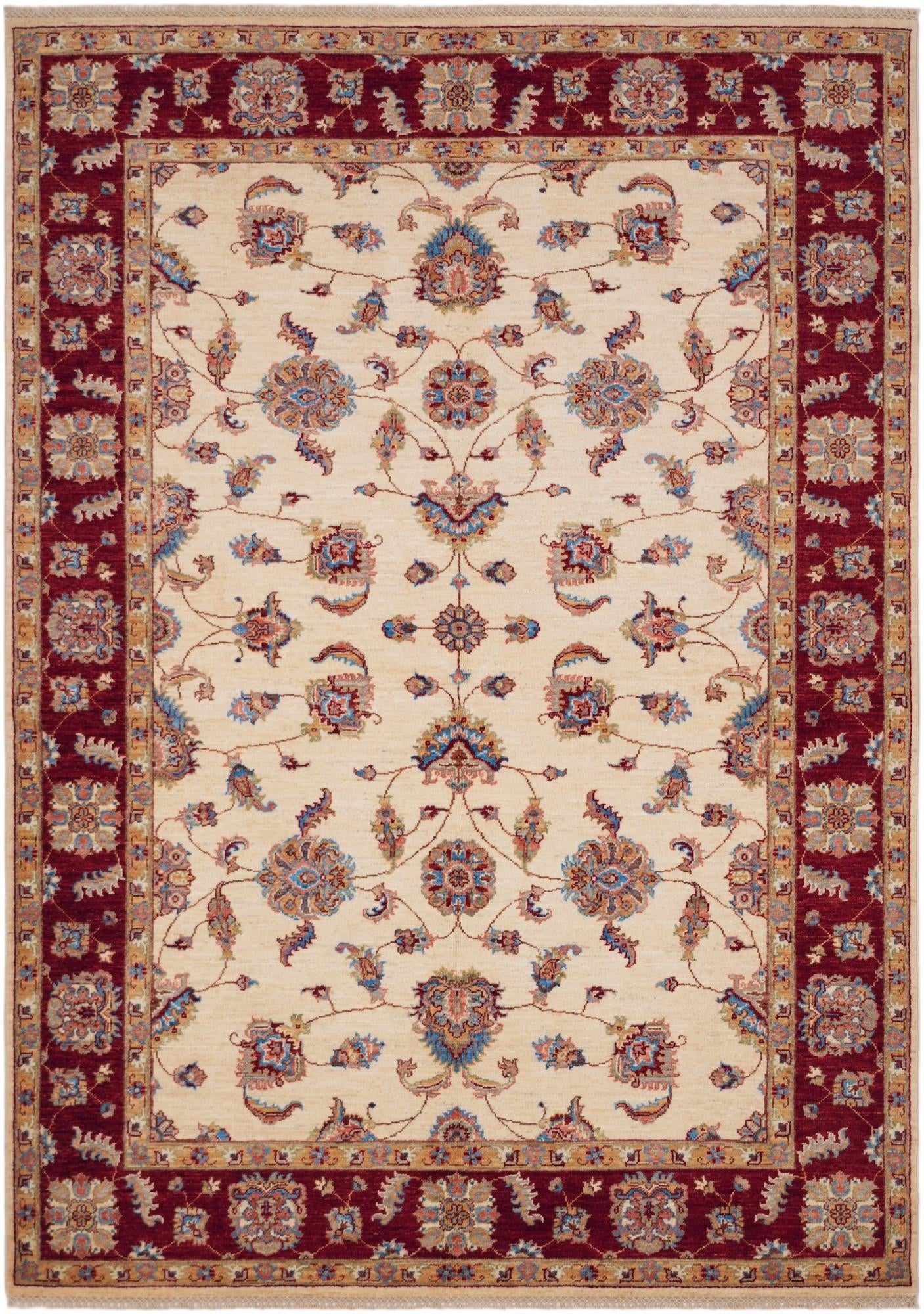 5' 10 x 8' 3 Hand Knotted Ziegler Rug