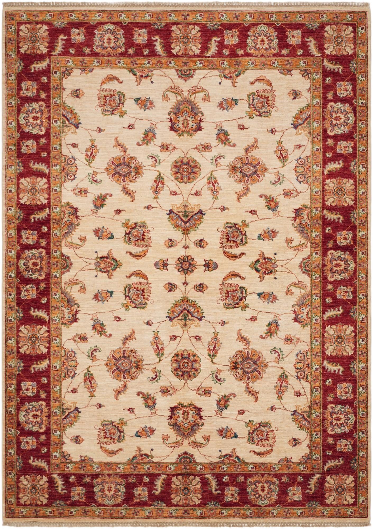 5' 9 x 8' 1 Hand Knotted Ziegler Rug