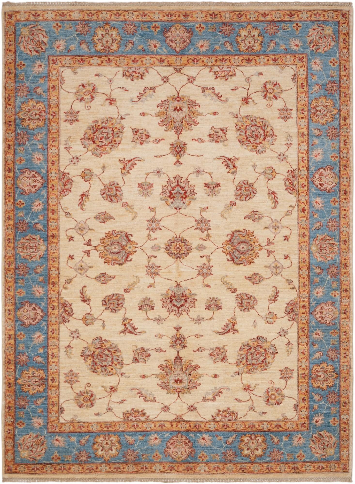 5' 8 x 7' 9 Hand Knotted Ziegler Rug