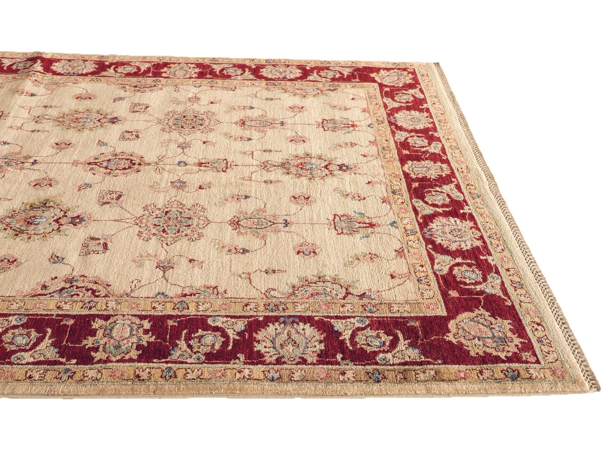 175cm x 240cm Hand Knotted Ziegler Rug