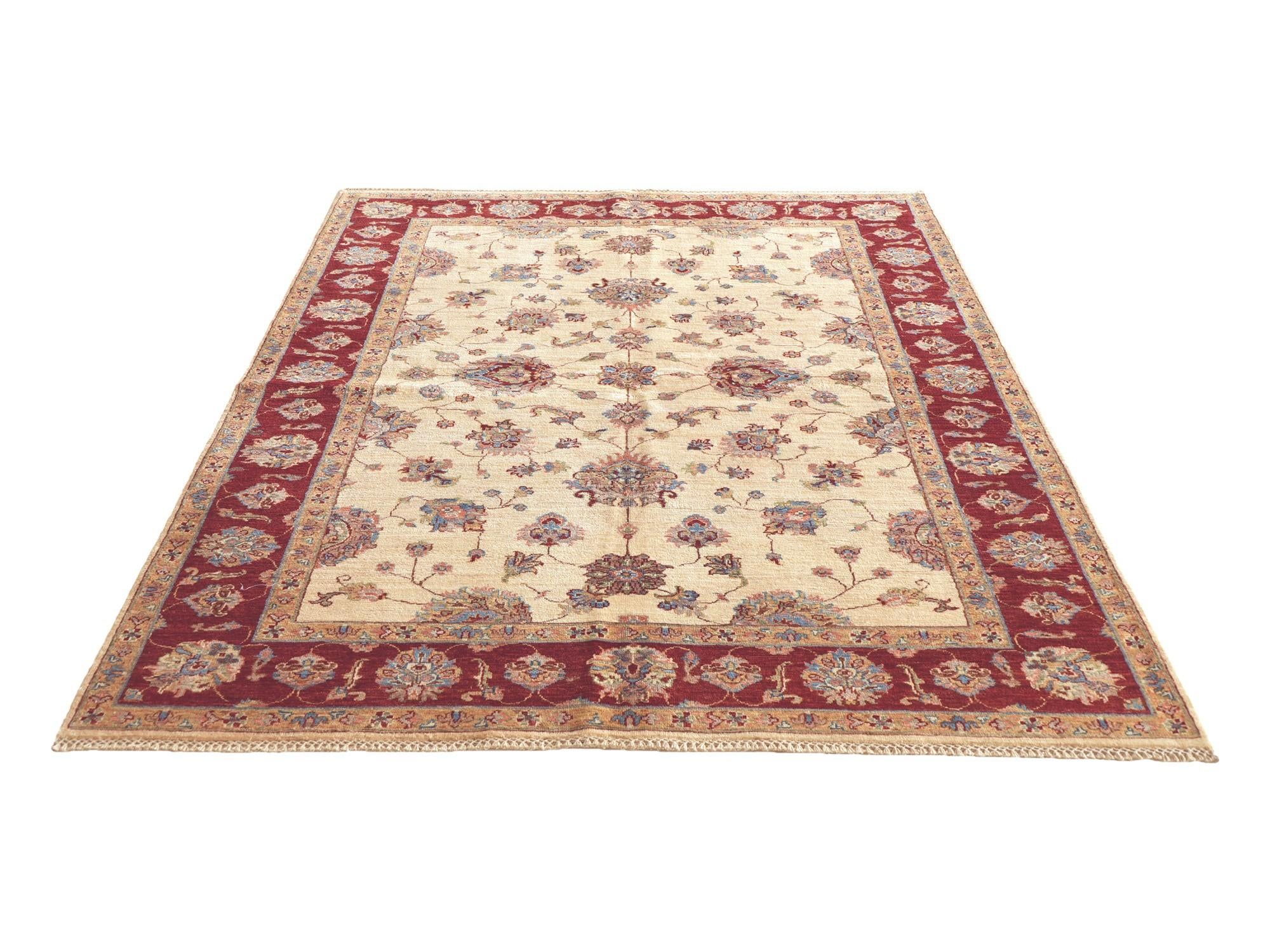 180cm x 250cm Hand Knotted Ziegler Rug
