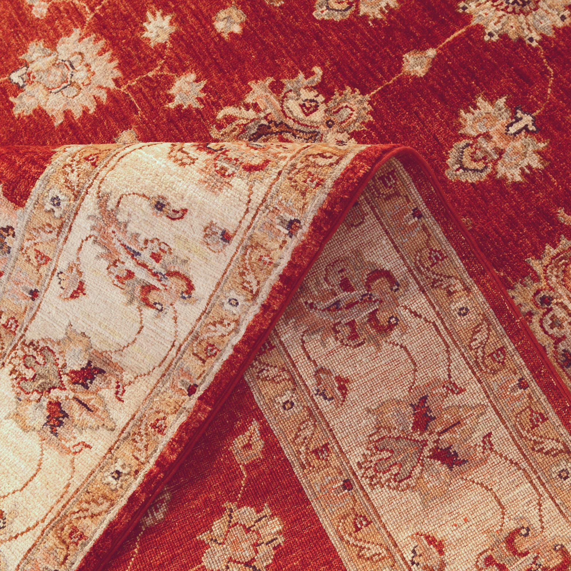 5' 9 x 8' 3 Hand Knotted Ziegler Rug