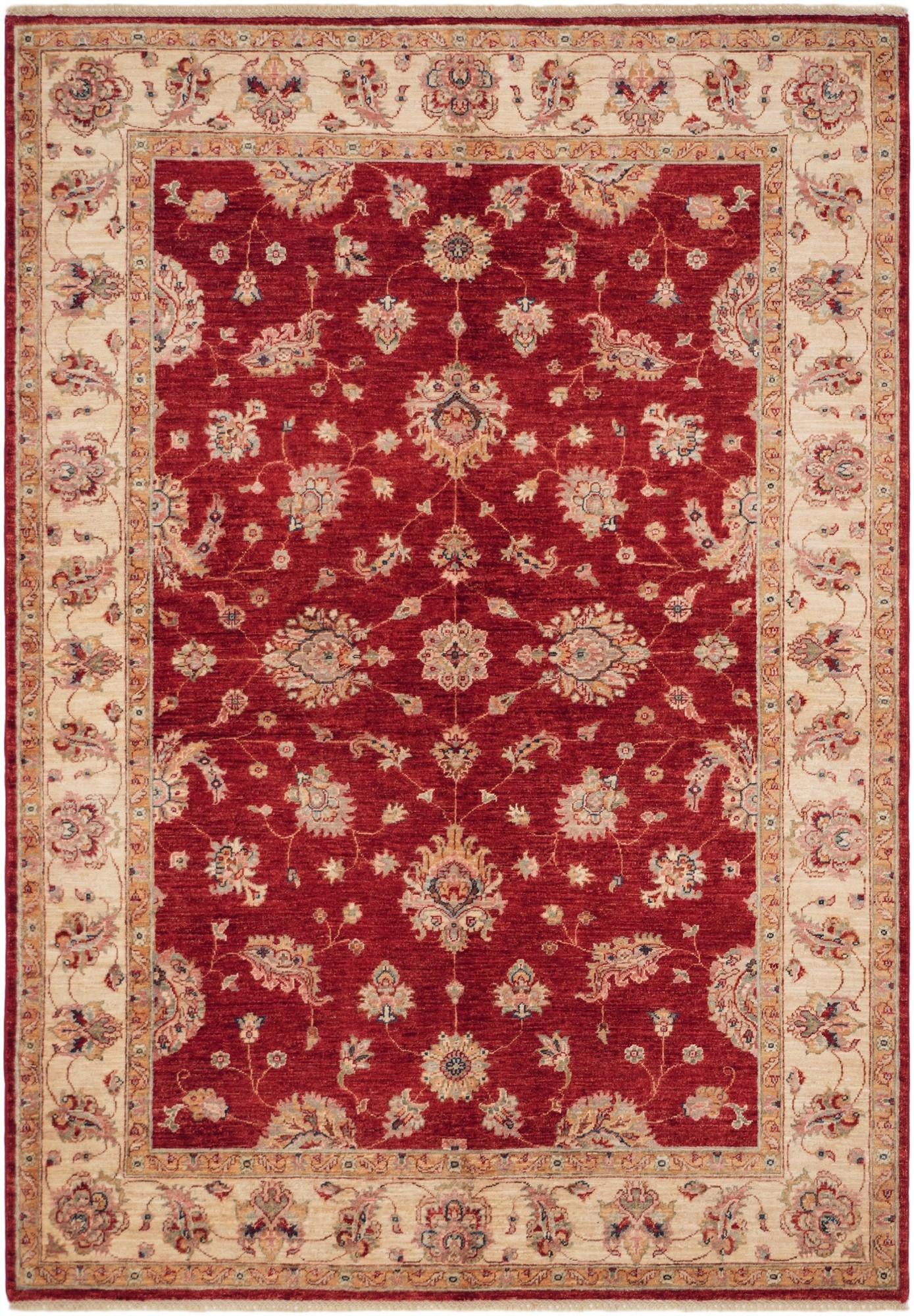5' 9 x 8' 3 Hand Knotted Ziegler Rug
