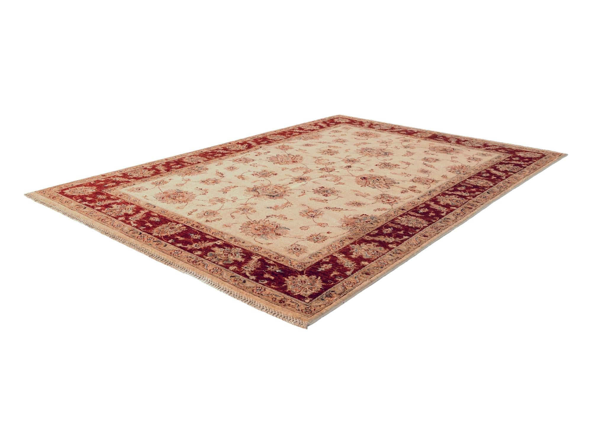 5' 9 x 8' Hand Knotted Ziegler Rug