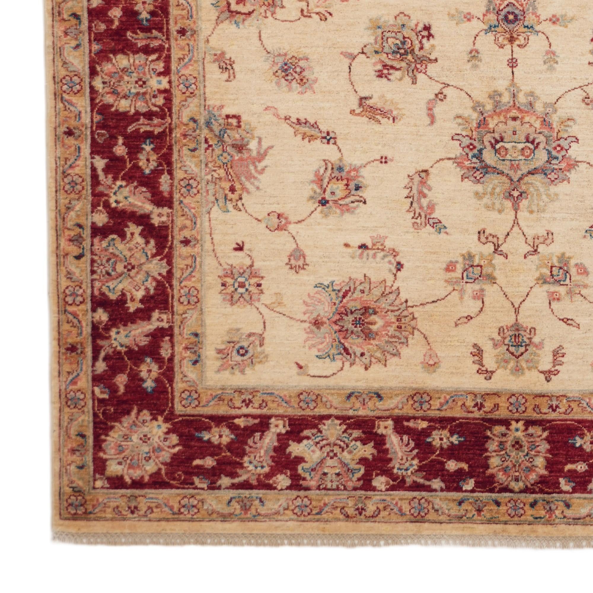5' 9 x 8' Hand Knotted Ziegler Rug