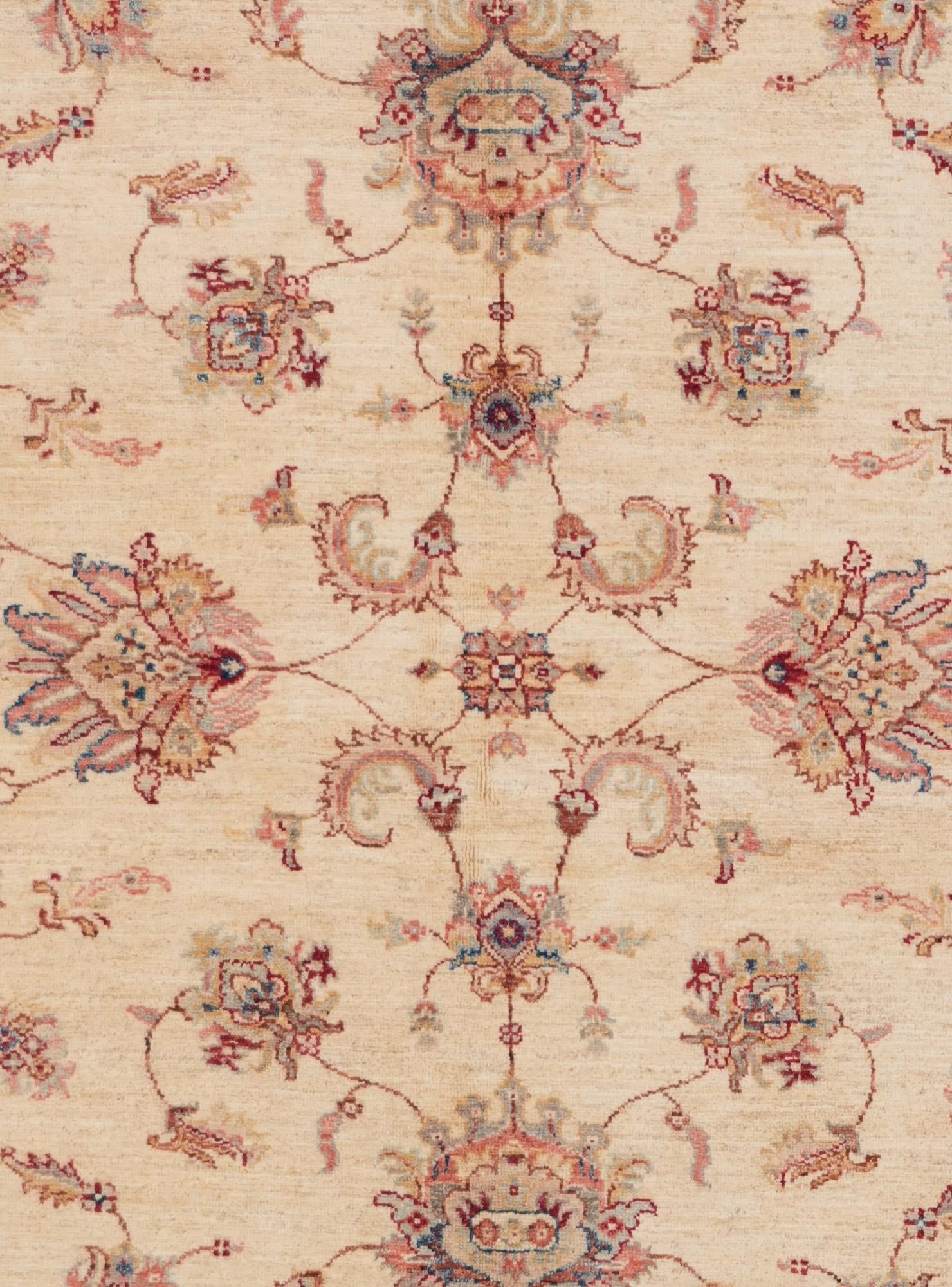 5' 9 x 8' Hand Knotted Ziegler Rug