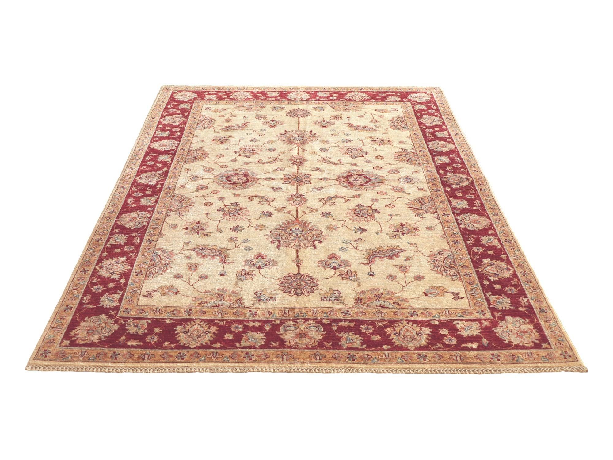 Detail image 5 of 10: 5' 7 x 8' 4 Hand Knotted Ziegler Rug