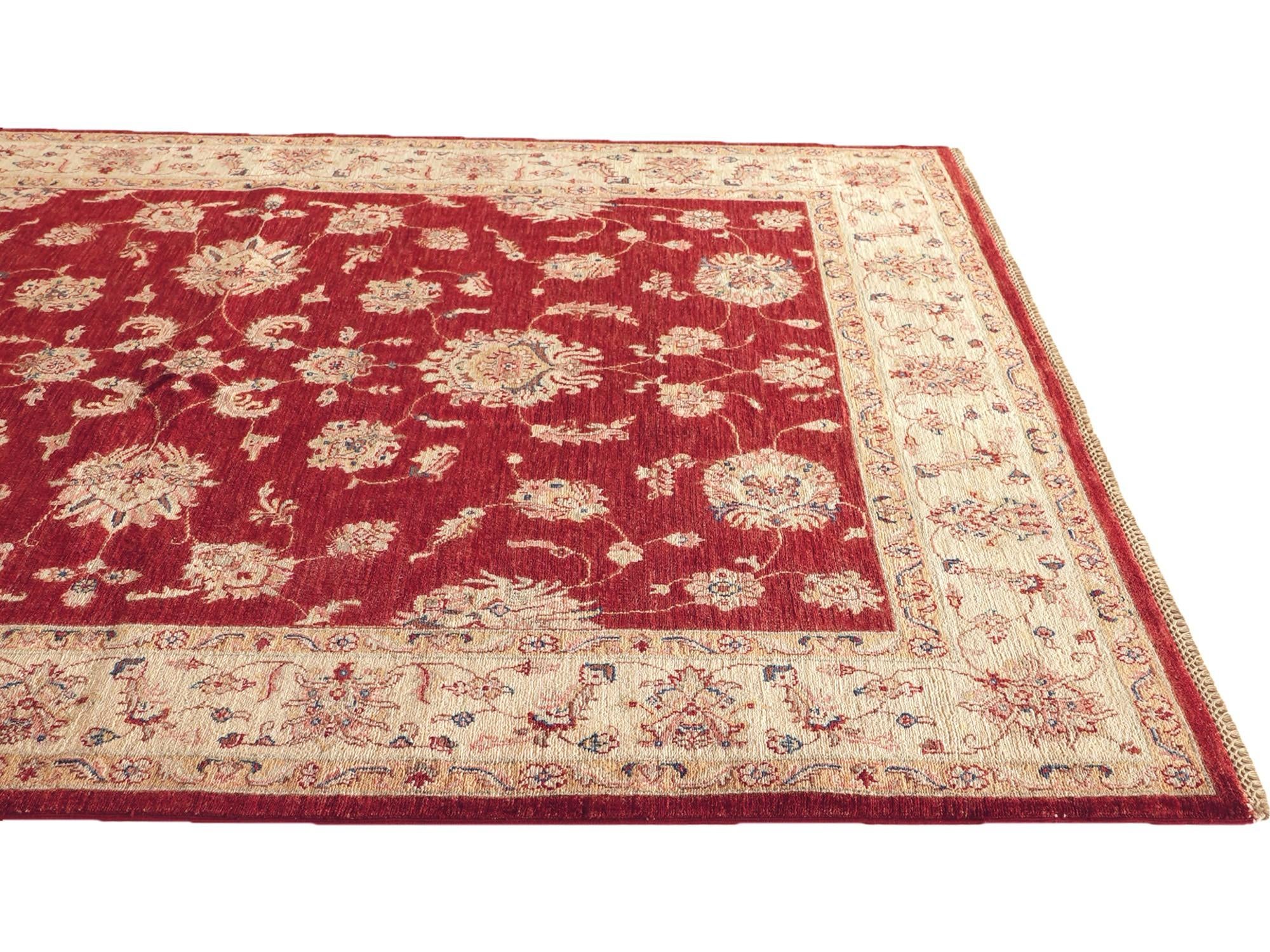 195cm x 250cm Hand Knotted Ziegler Rug