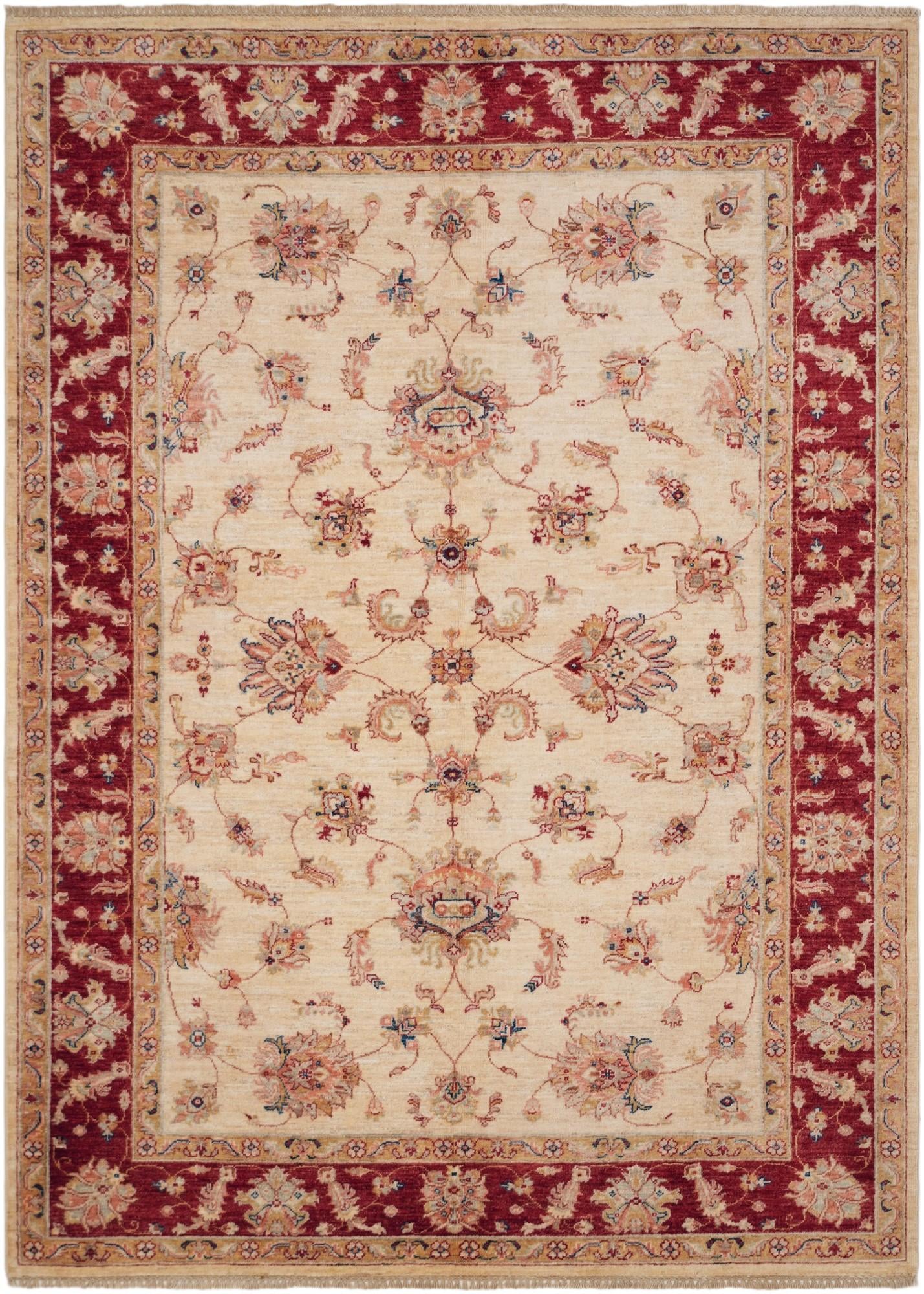 5' 10 x 8' 2 Hand Knotted Ziegler Rug