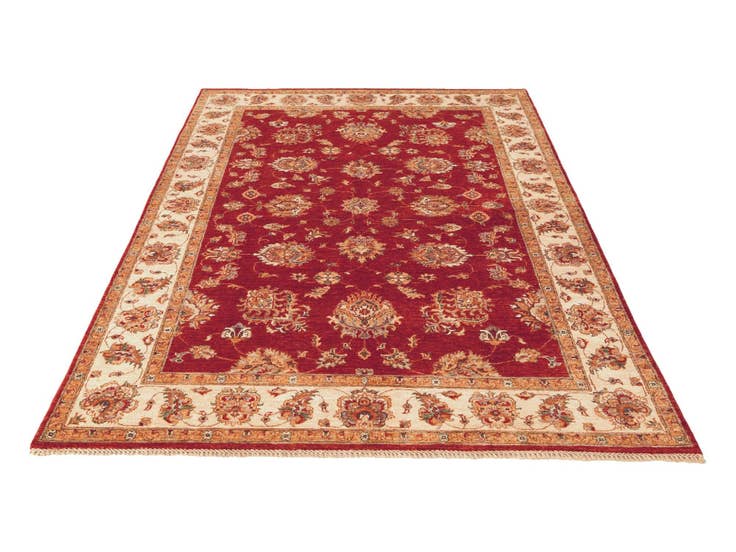 Detailansicht von 170cm x 245cm Handgeknüpft Ziegler Teppich