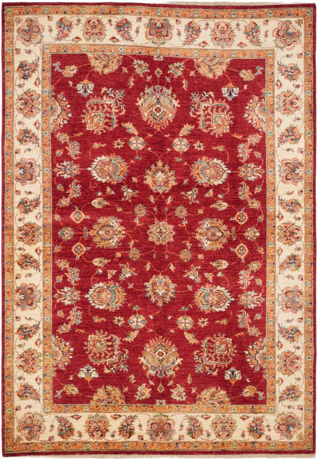 Detailansicht von 170cm x 245cm Handgeknüpft Ziegler Teppich