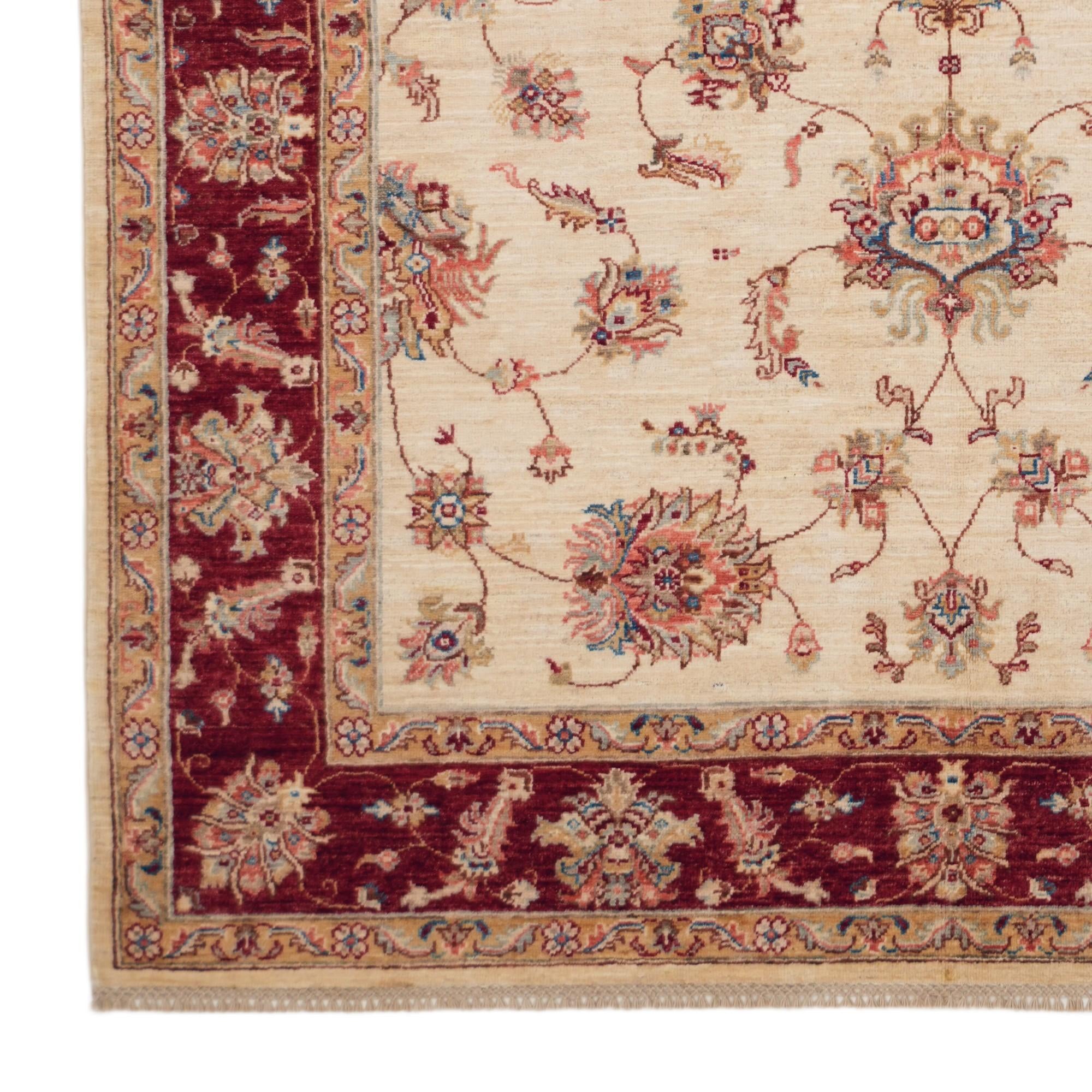 175cm x 245cm Hand Knotted Ziegler Rug
