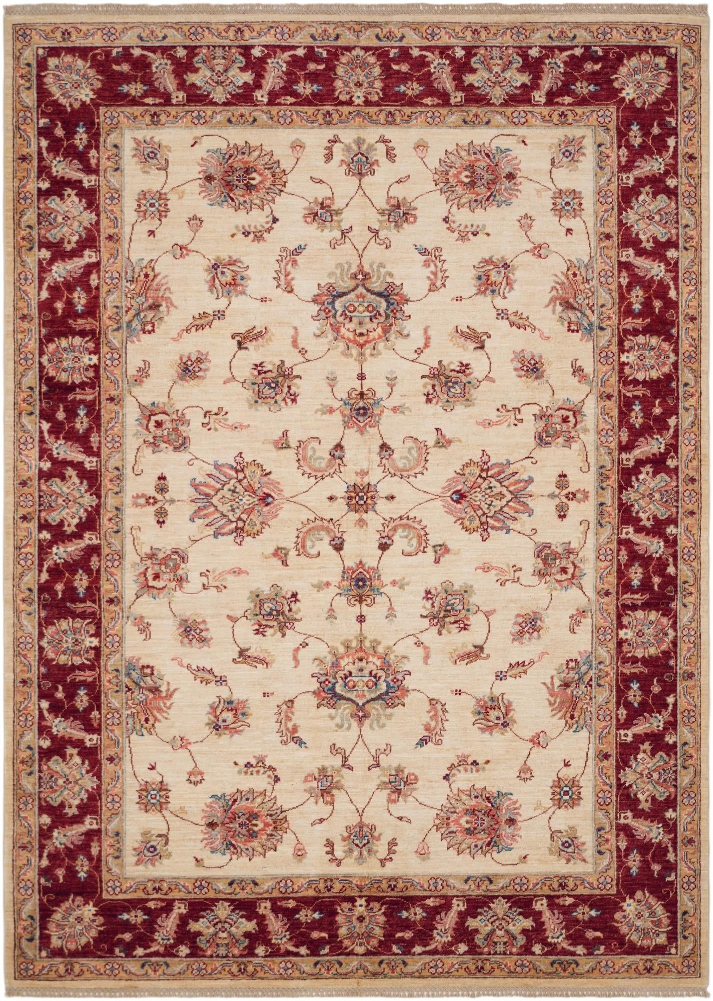 5' 9 x 8' 1 Hand Knotted Ziegler Rug
