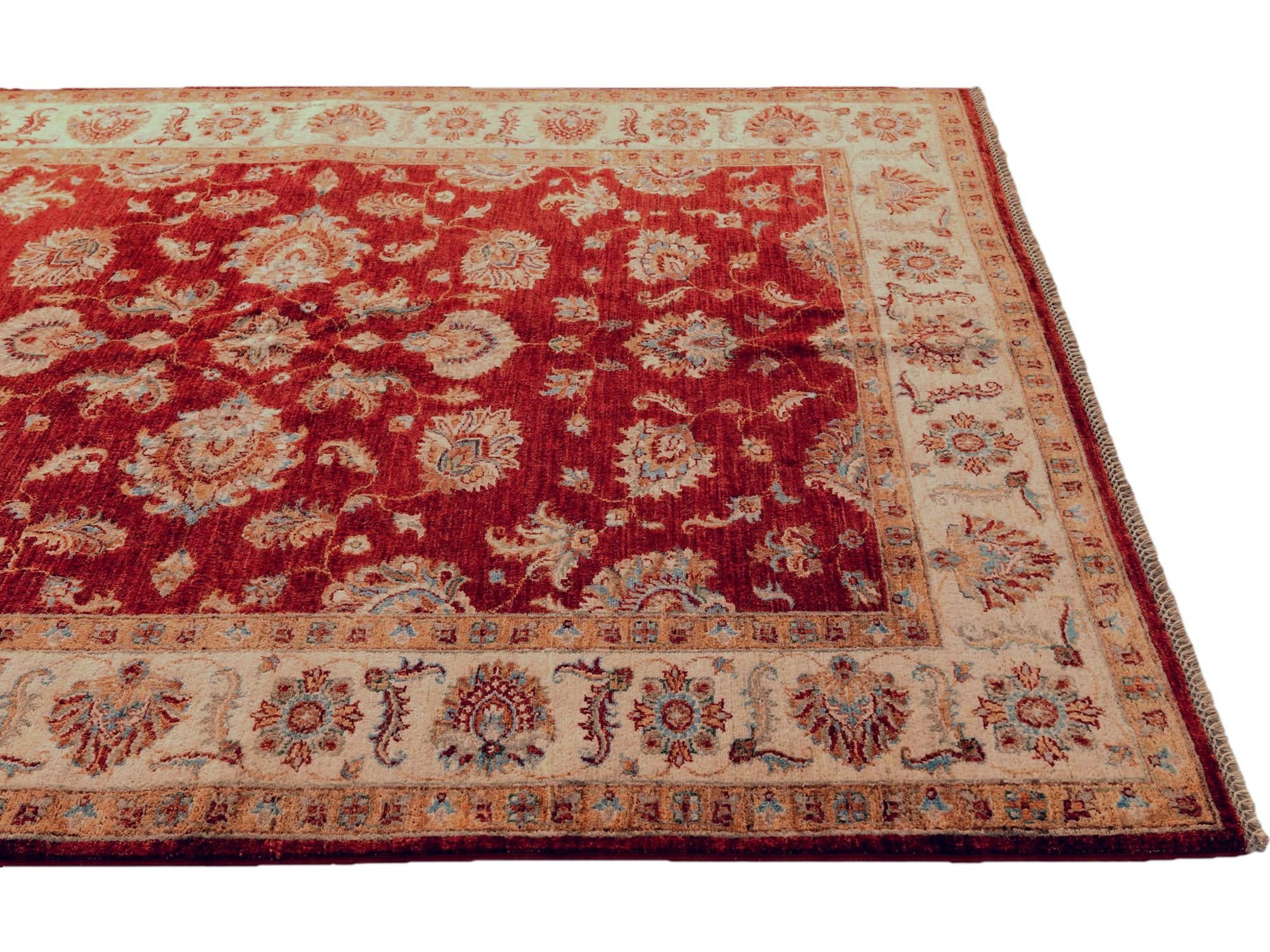 5' 11 x 7' 10 Hand Knotted Ziegler Rug