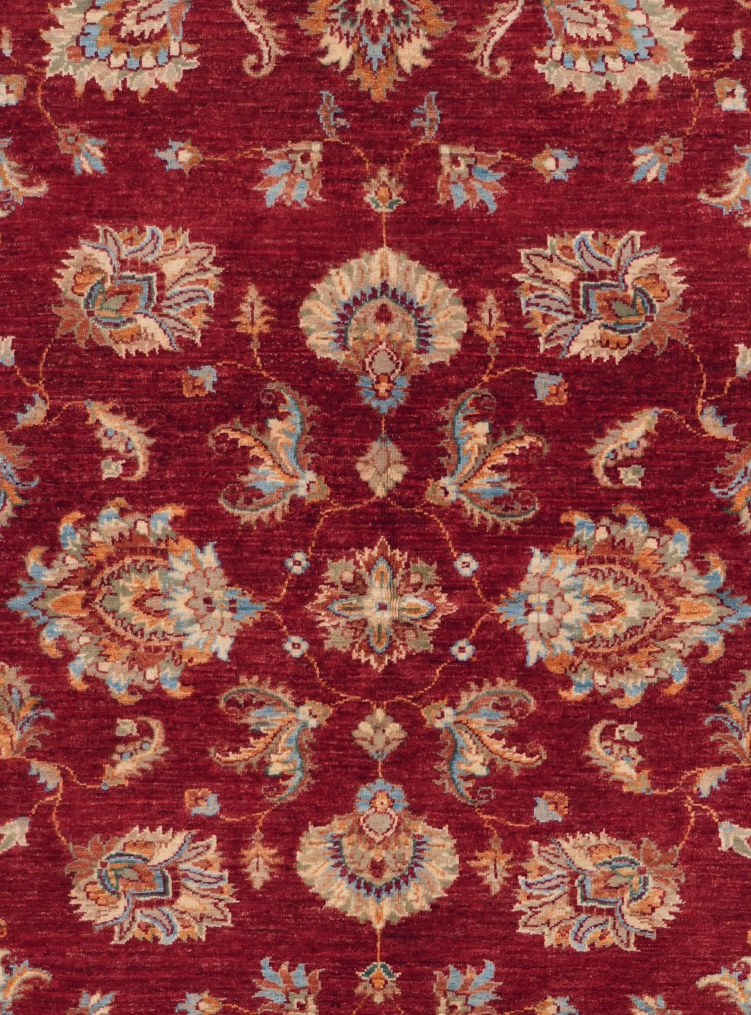 5' 11 x 7' 10 Hand Knotted Ziegler Rug