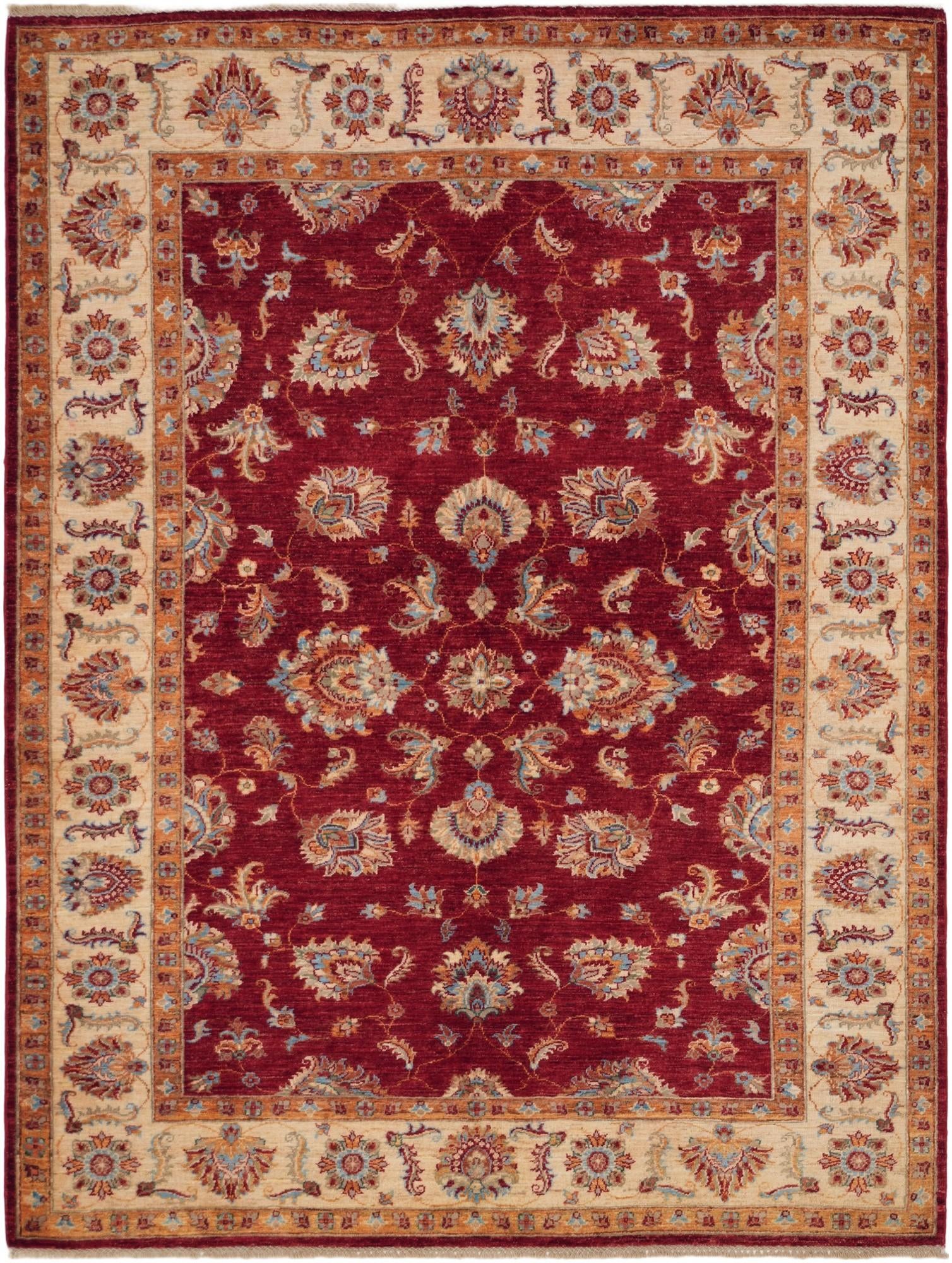 5' 11 x 7' 10 Hand Knotted Ziegler Rug