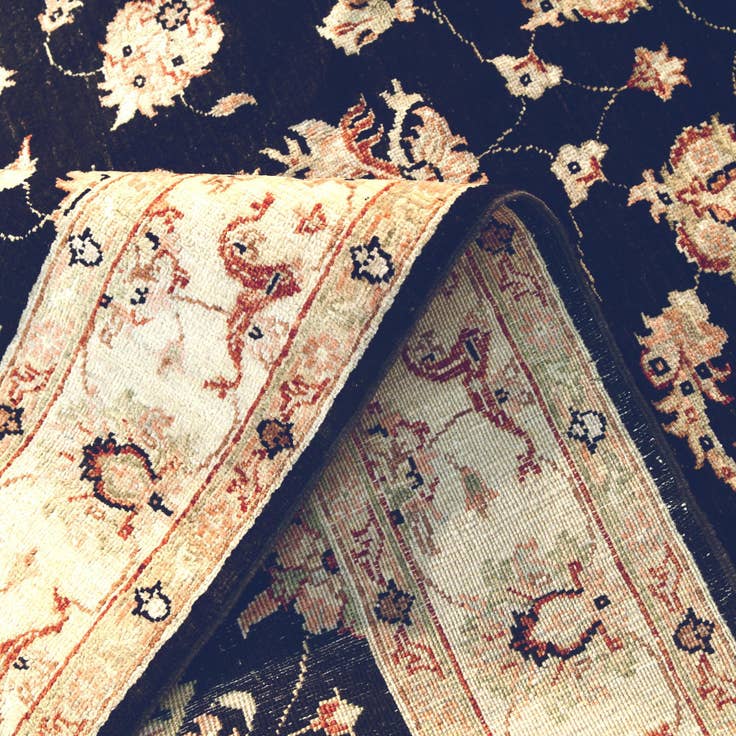 Detail image of 4' 10 x 6' 8 Hand Knotted Ziegler Rug