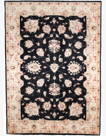 4' 10 x 6' 8 Hand Knotted Ziegler Rug