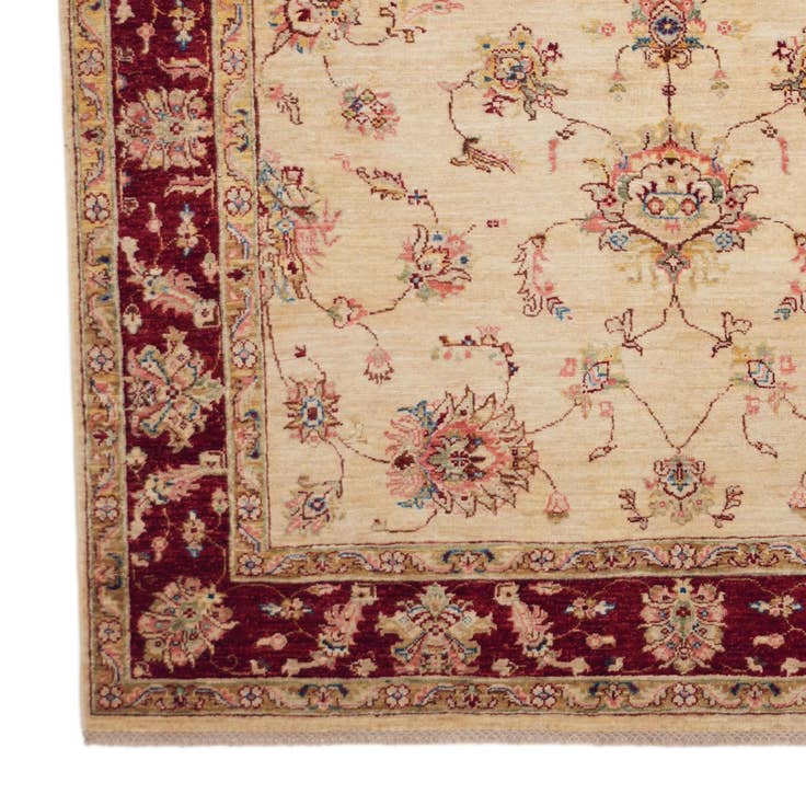 Detail image of 5' 8 x 8' 3 Hand Knotted Ziegler Rug
