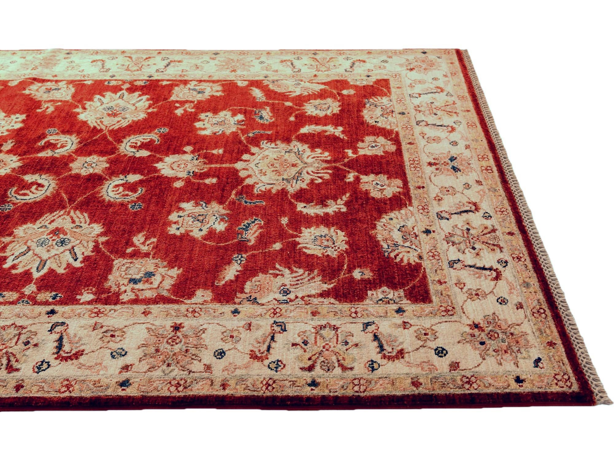 5' 1 x 6' 9 Hand Knotted Ziegler Rug