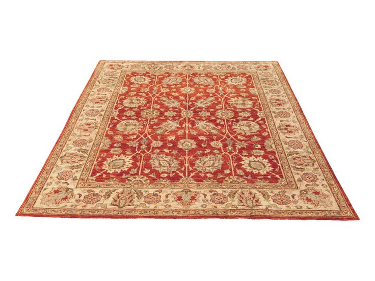 Detail image of 5' 7 x 6' 11 Hand Knotted Ziegler Rug