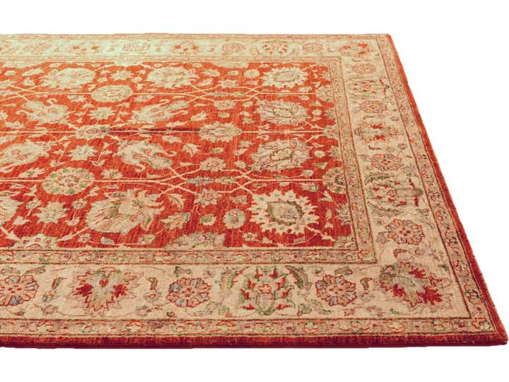 5' 7 x 6' 11 Hand Knotted Ziegler Rug