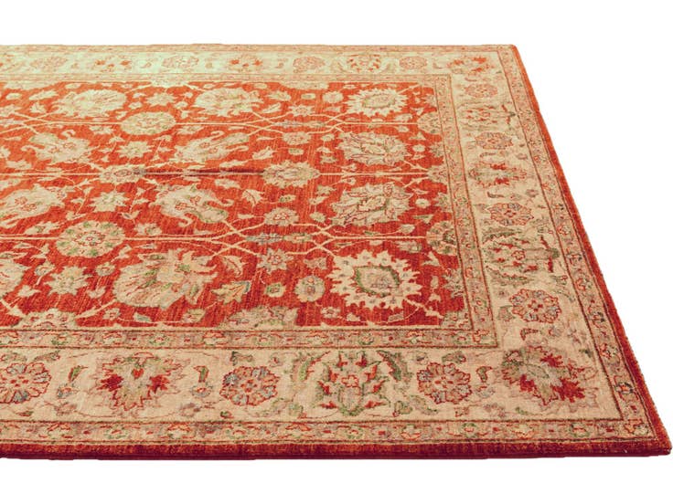 Detail image of 5' 7 x 6' 11 Hand Knotted Ziegler Rug