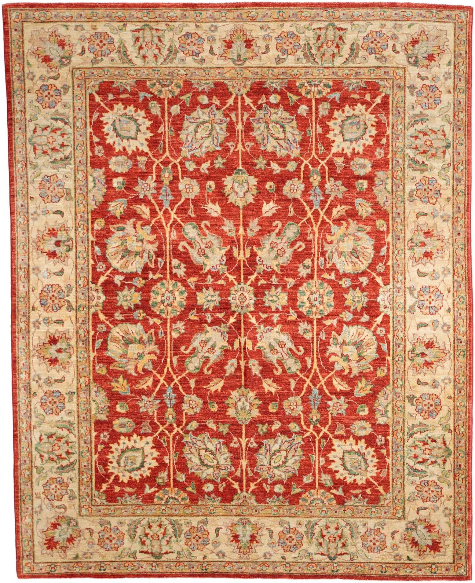 5' 7 x 6' 11 Hand Knotted Ziegler Rug
