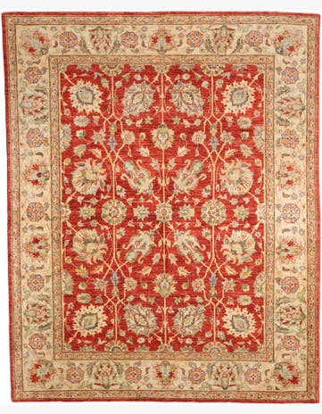 5' 7 x 6' 11 Hand Knotted Ziegler Rug