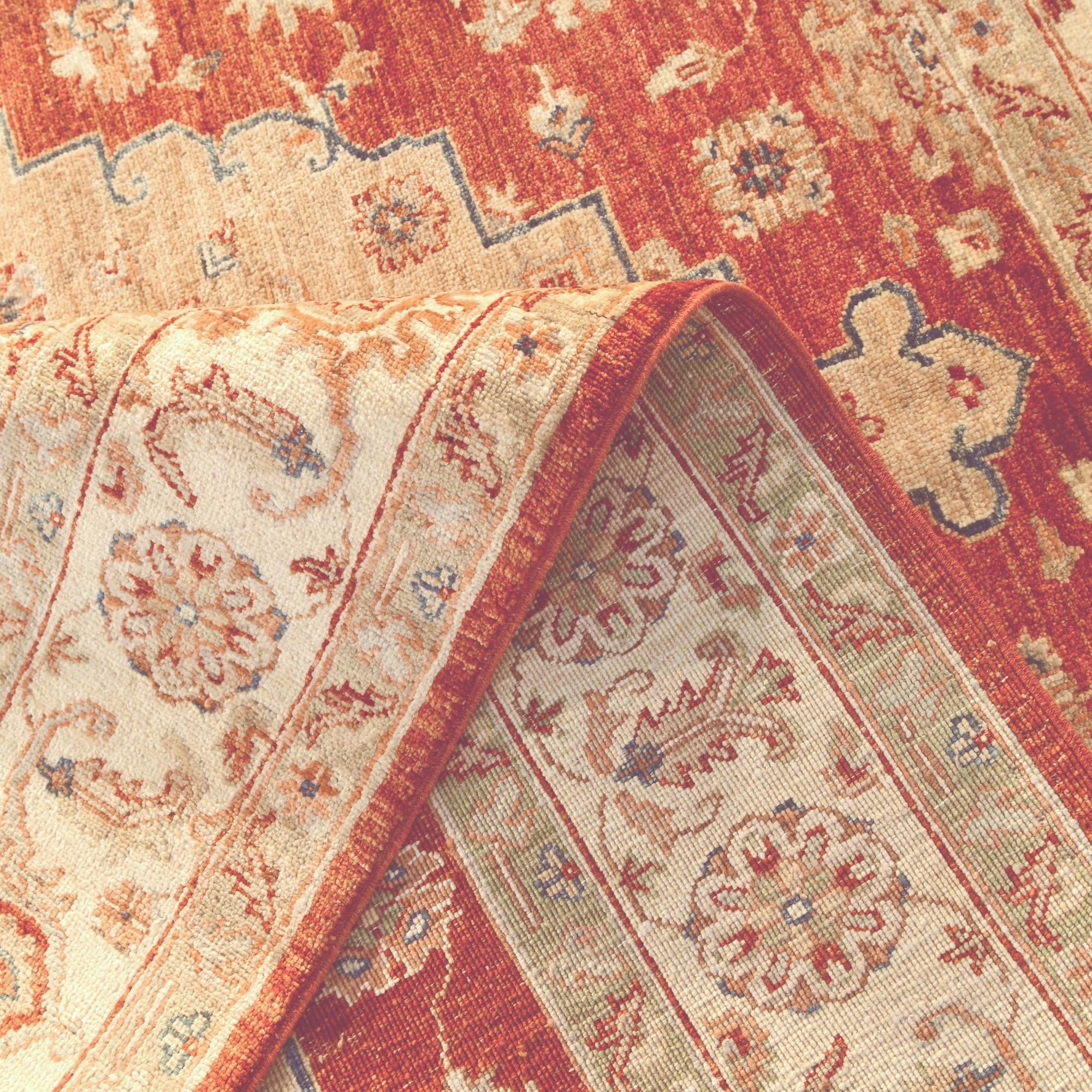 5' 11 x 7' Hand Knotted Ziegler Rug