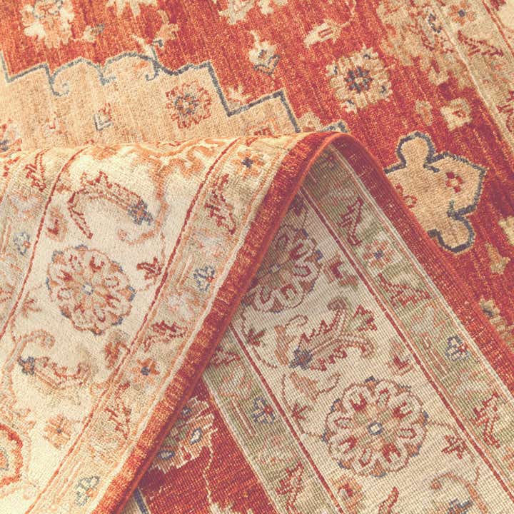 5' 11 x 7' Hand Knotted Ziegler Rug