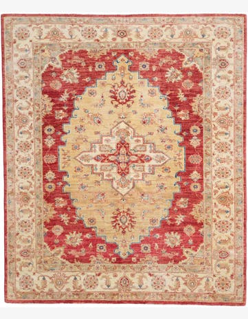 5' 11 x 7' Hand Knotted Ziegler Rug