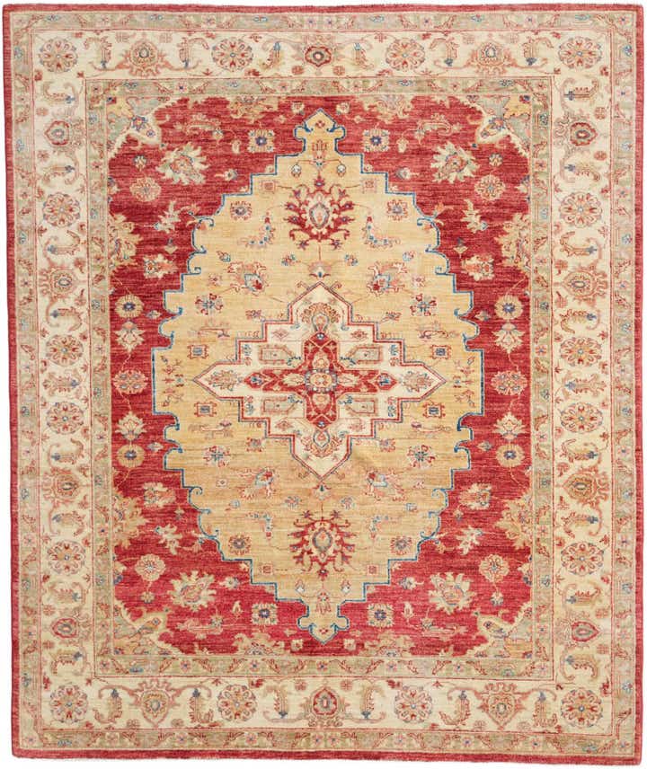 5' 11 x 7' Hand Knotted Ziegler Rug