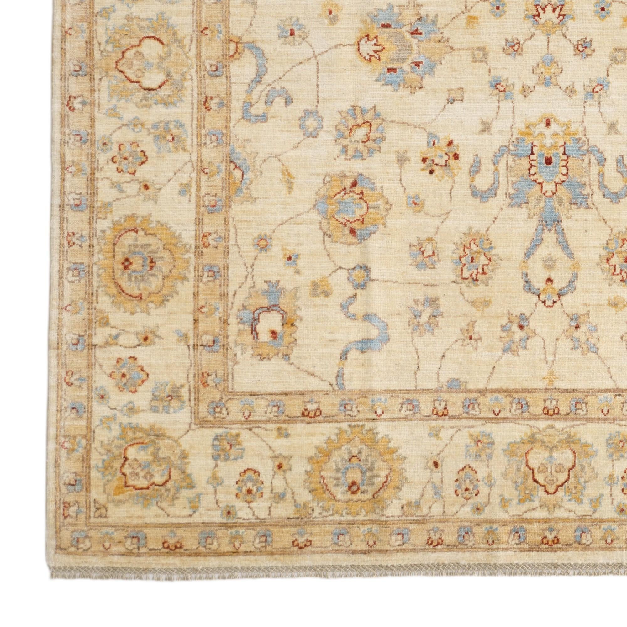 6' 7 x 9' 6 Hand Knotted Ziegler Rug