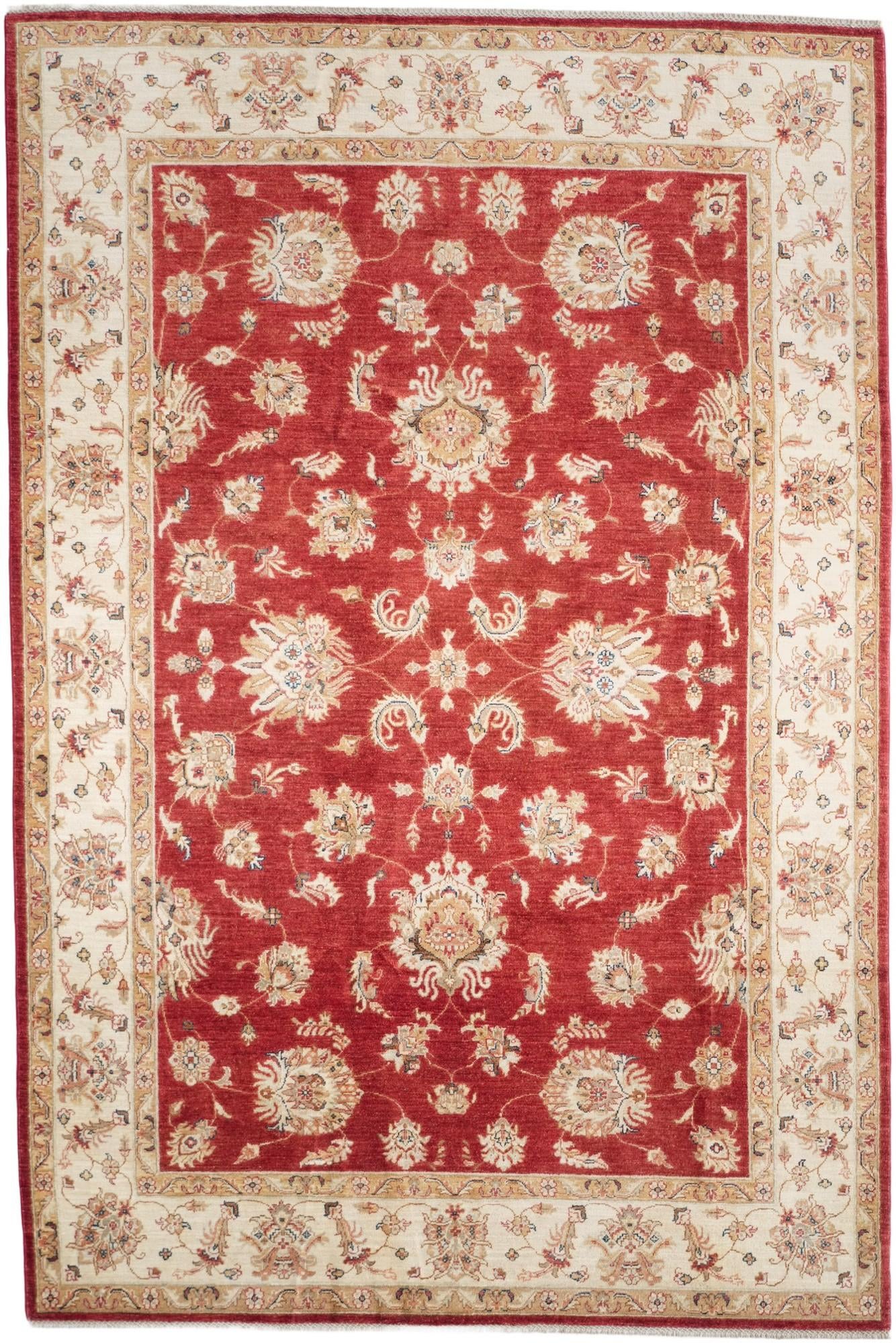 6' 9 x 10' 2 Hand Knotted Ziegler Rug