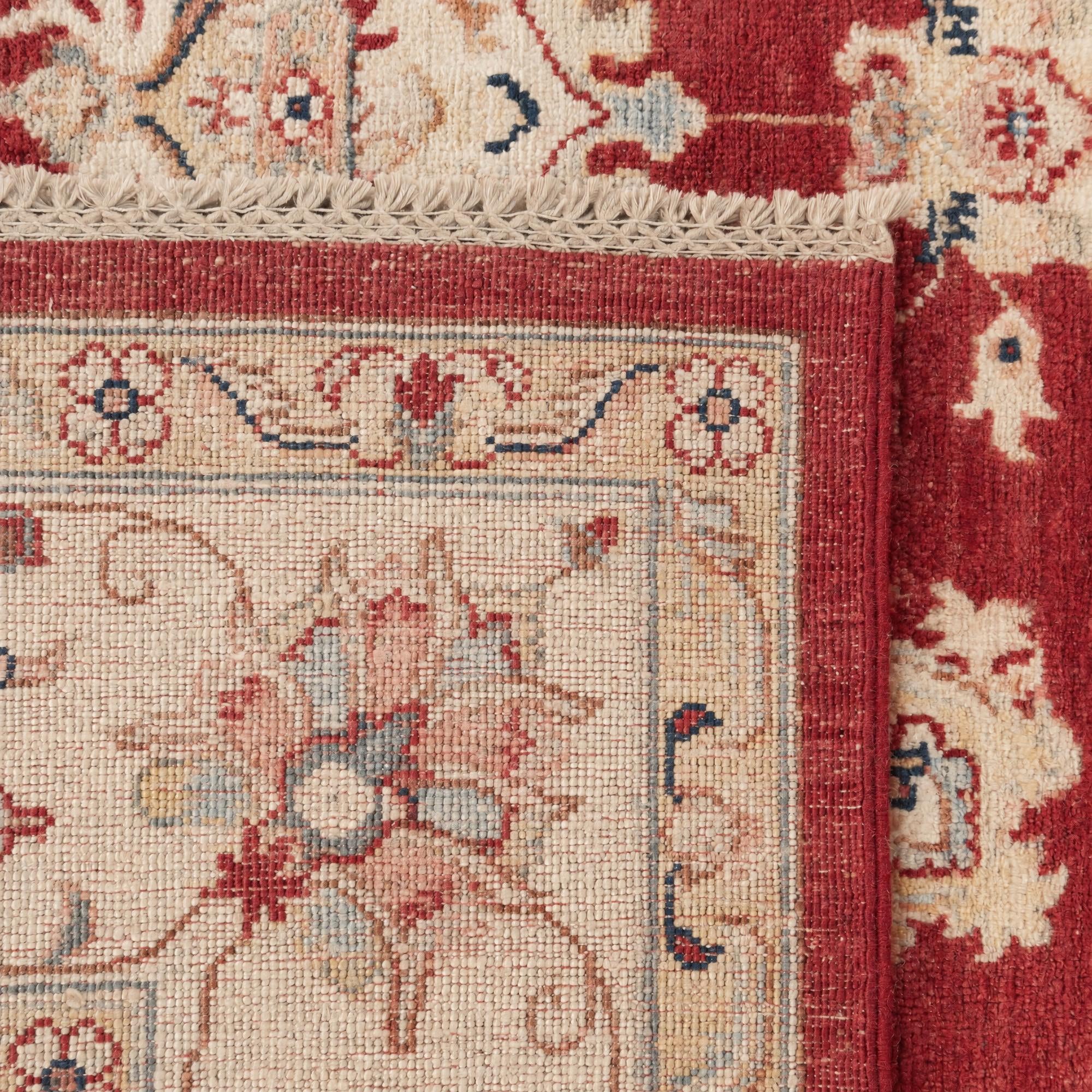 195cm x 245cm Hand Knotted Ziegler Rug