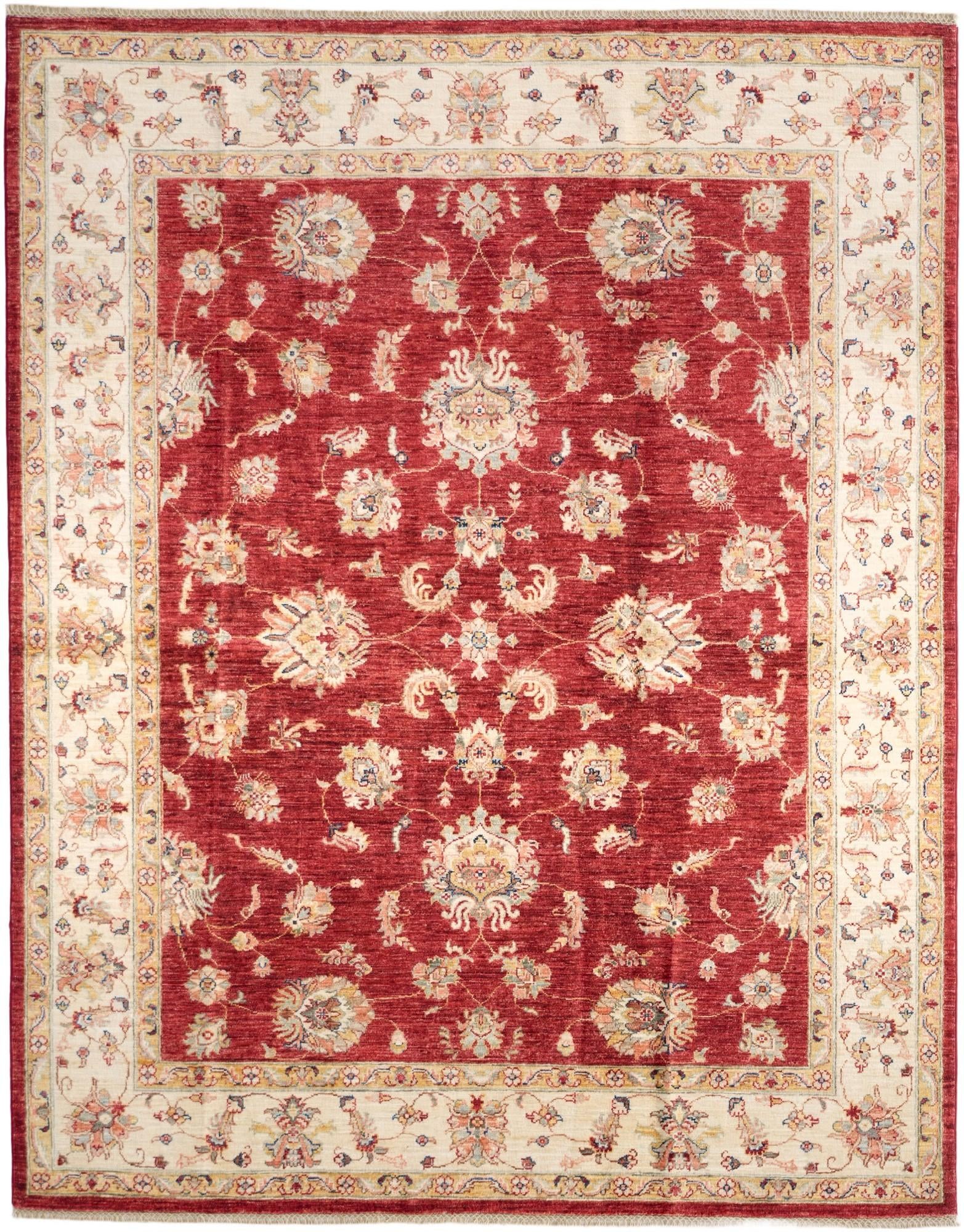 6' 4 x 8' 1 Hand Knotted Ziegler Rug