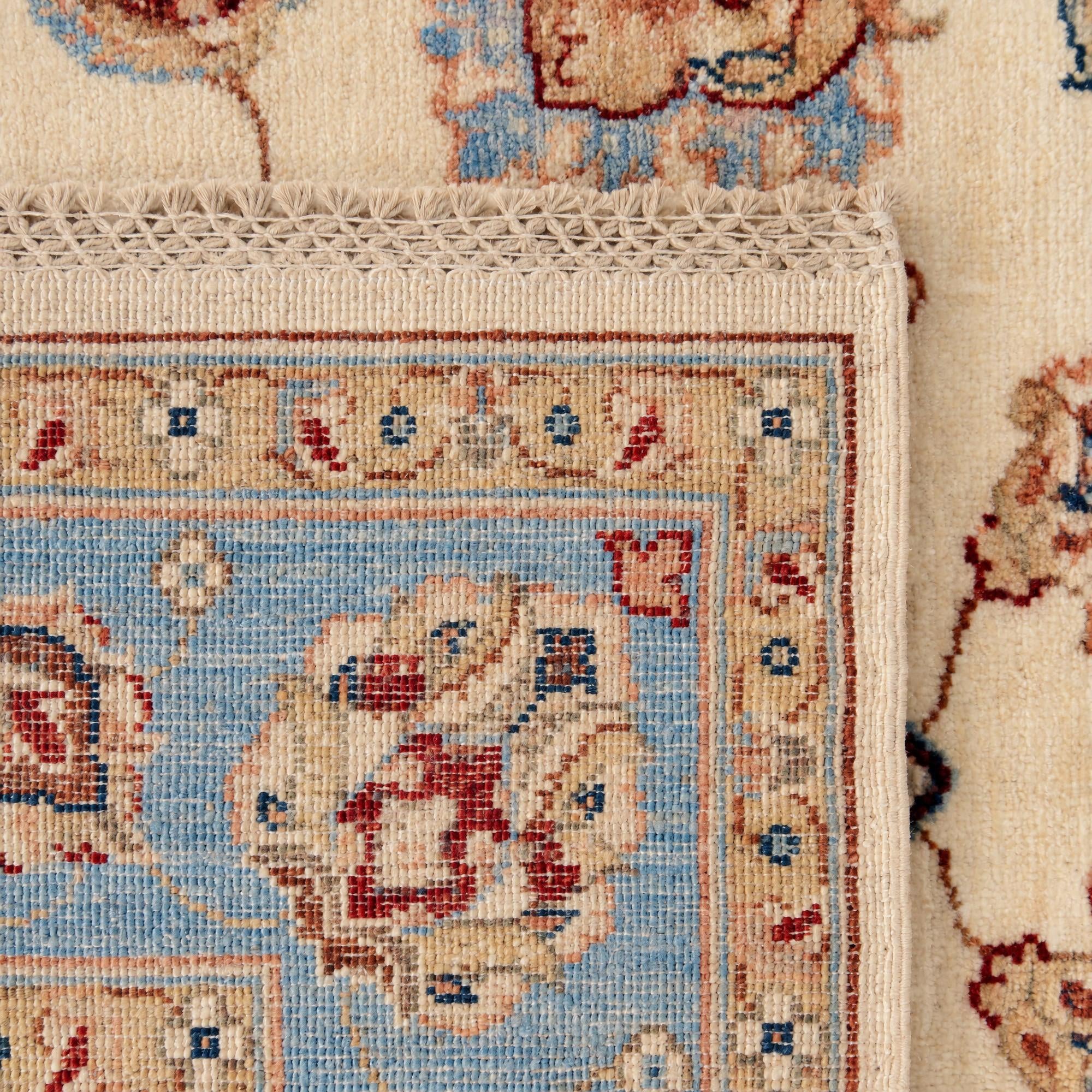 150cm x 215cm Hand Knotted Ziegler Rug