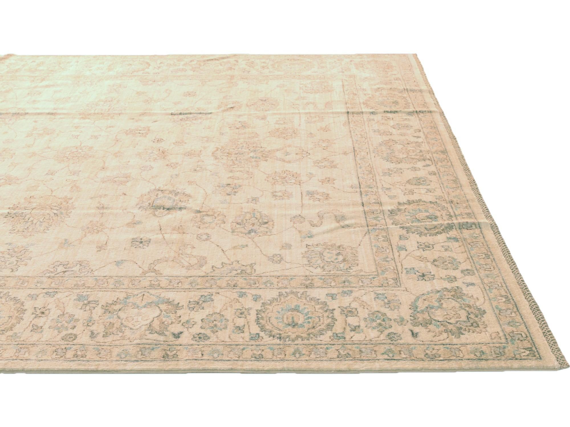 8' 2 x 9' 9 Hand Knotted Ziegler Rug