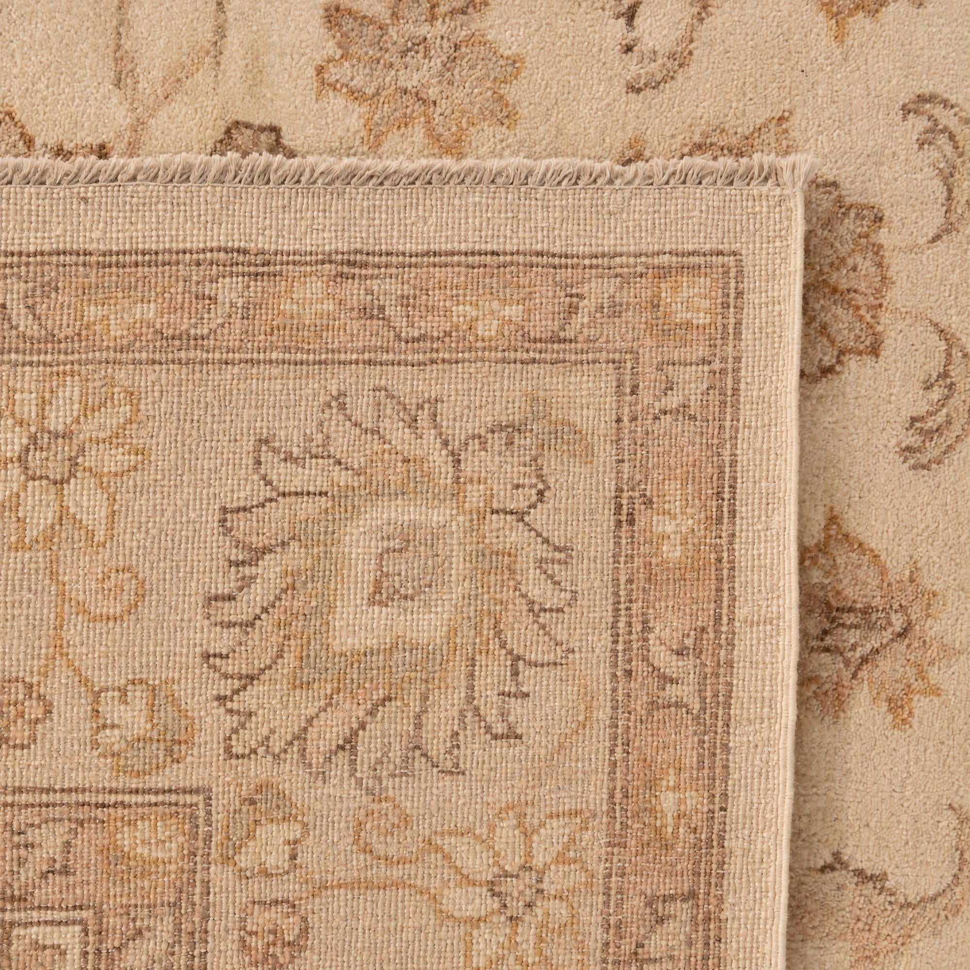 190cm x 245cm Hand Knotted Ziegler Rug
