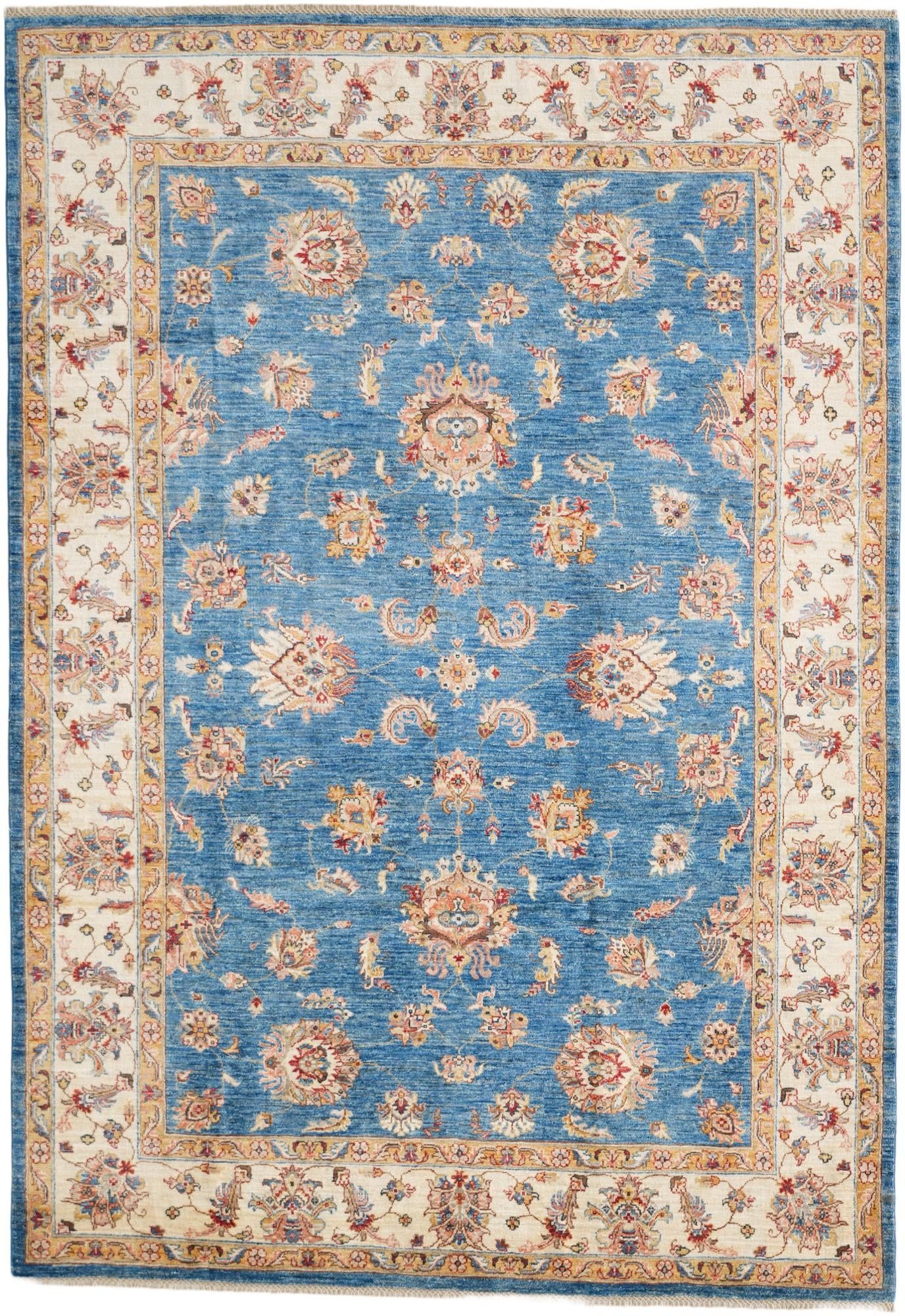 6' 11 x 10' Hand Knotted Ziegler Rug