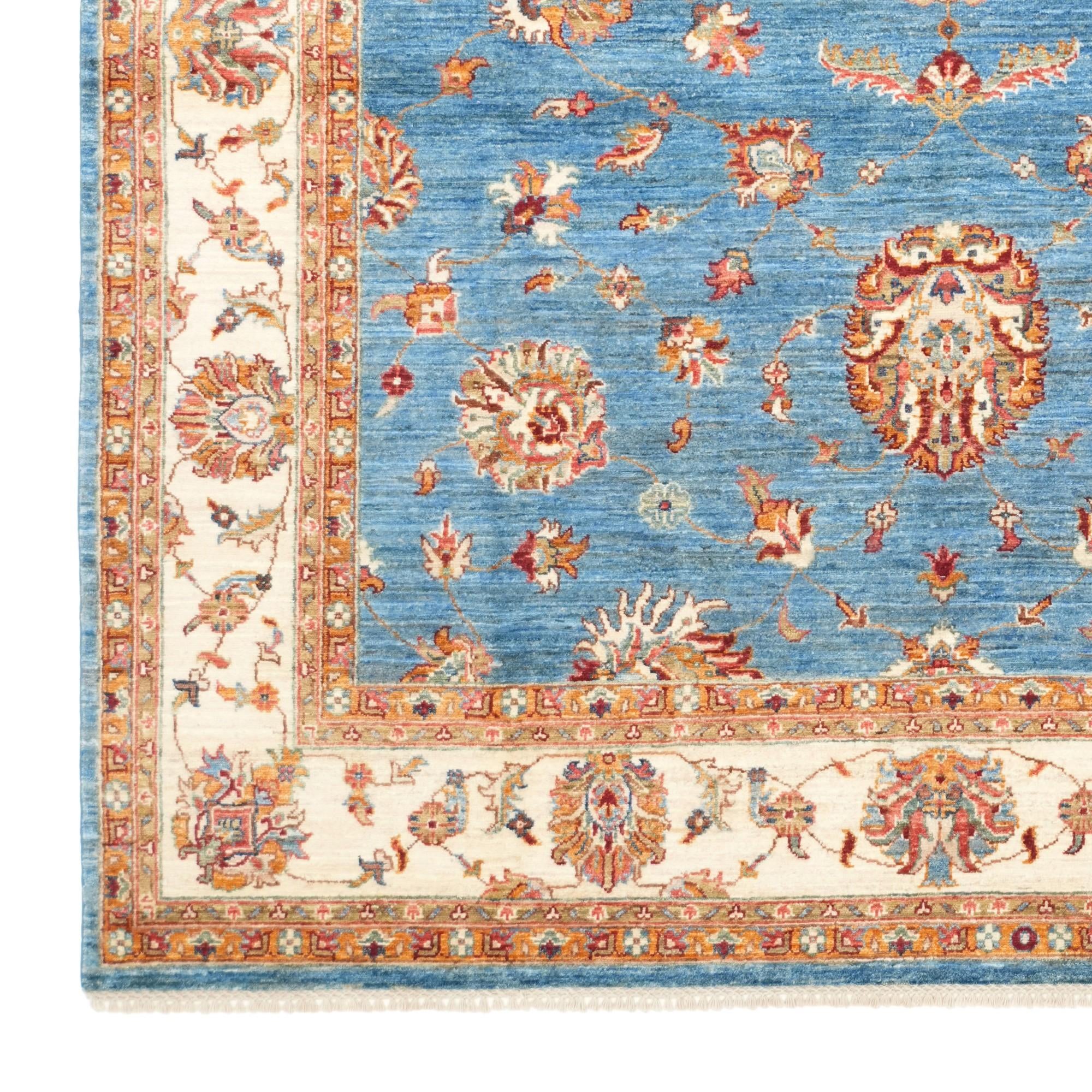 6' 7 x 9' 9 Hand Knotted Ziegler Rug