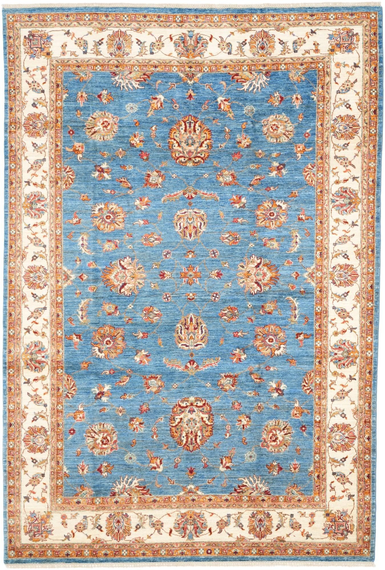 6' 7 x 9' 9 Hand Knotted Ziegler Rug