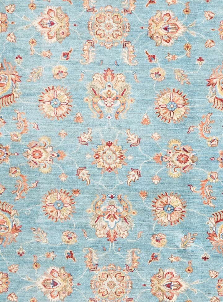 7' 1 x 9' 11 Hand Knotted Ziegler Rug