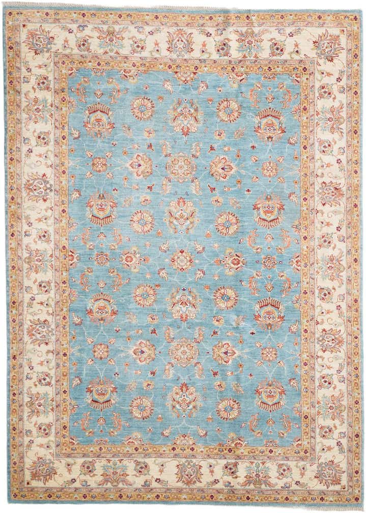 7' 1 x 9' 11 Hand Knotted Ziegler Rug