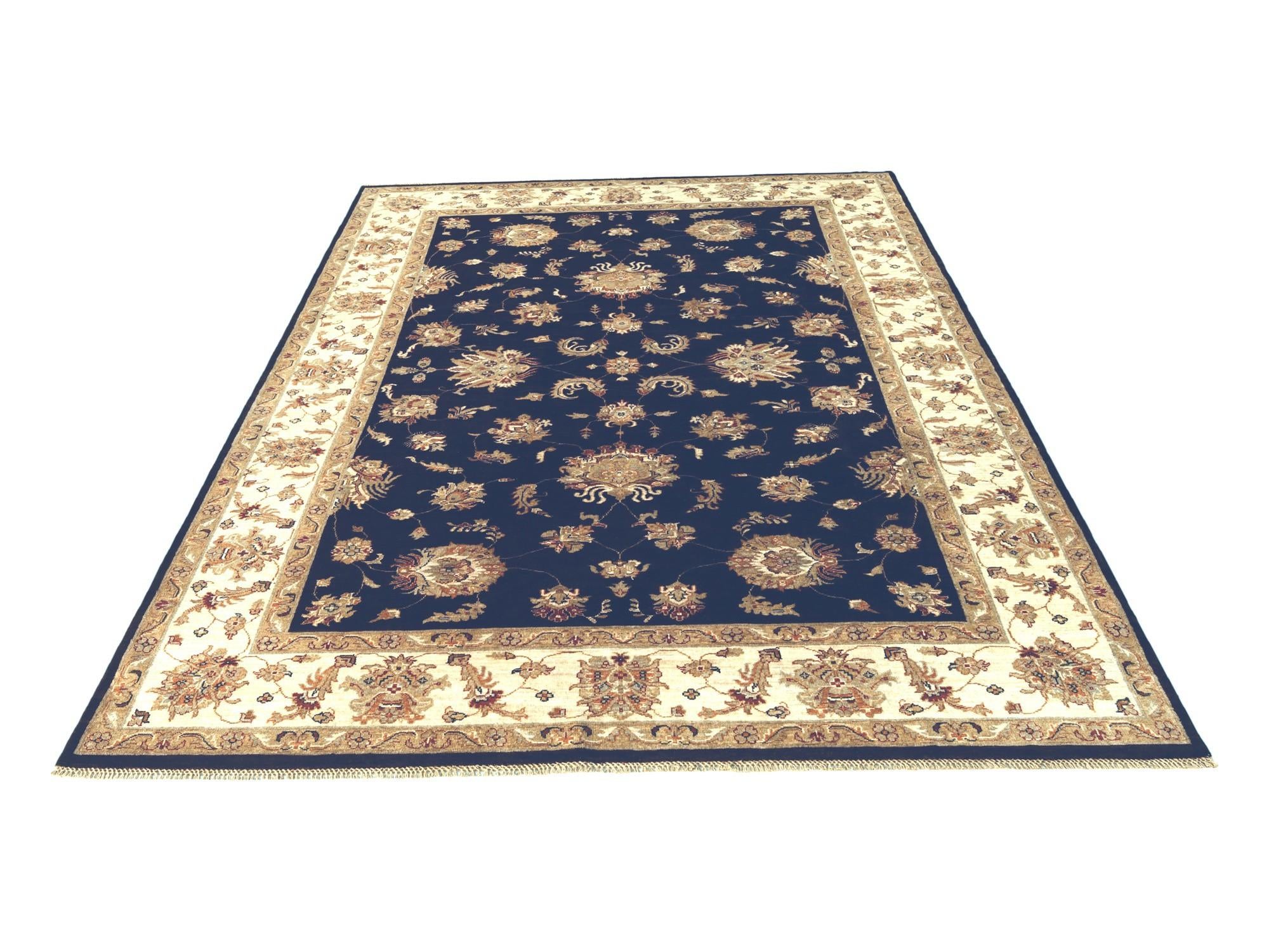 6' 9 x 10' Hand Knotted Ziegler Rug