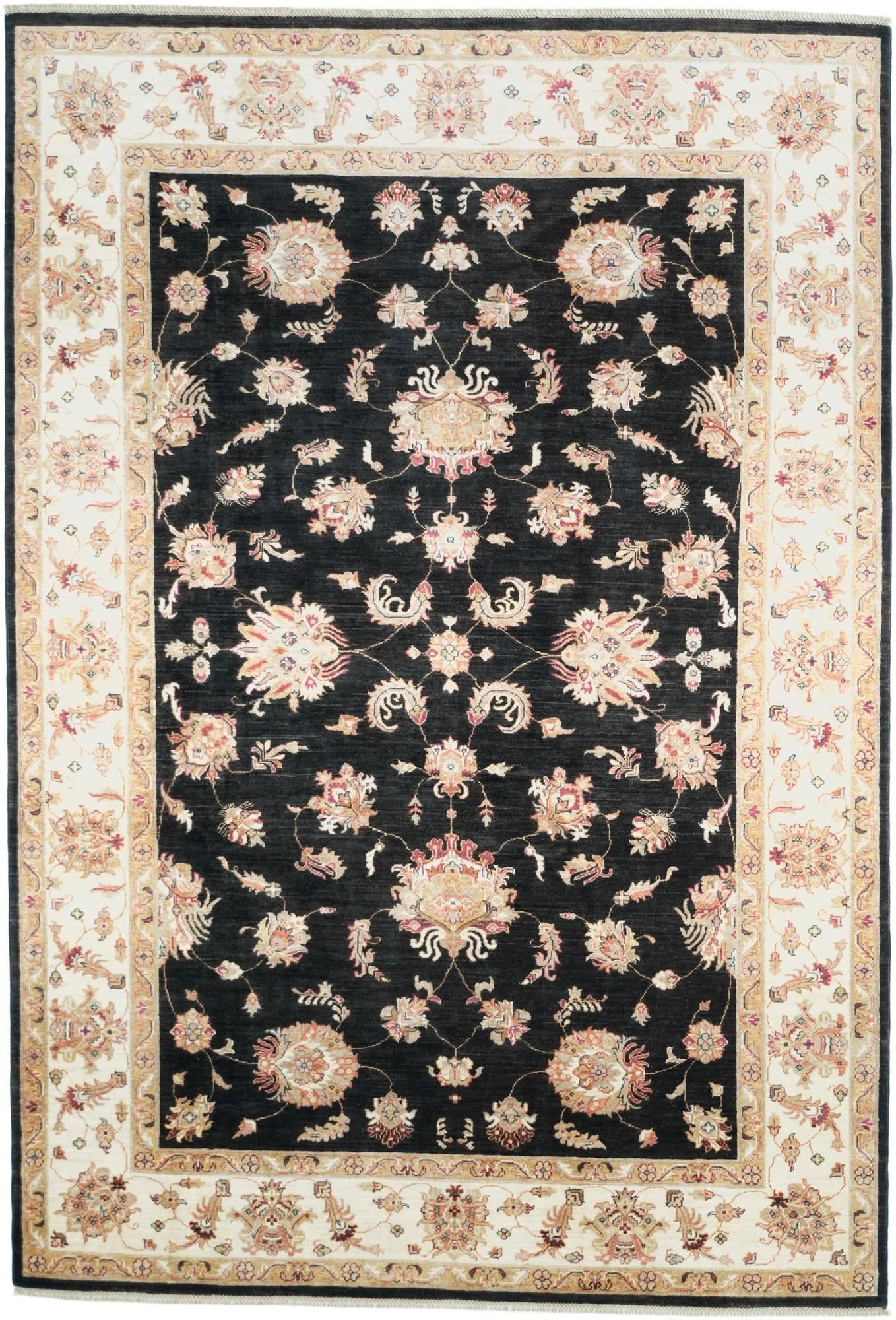 6' 9 x 10' Hand Knotted Ziegler Rug